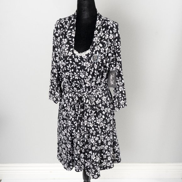 NWT Floral Chemise & Robe 2 piece set - S - Picture 6 of 7